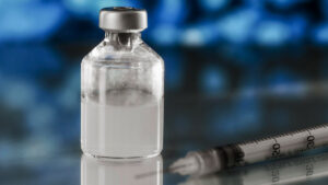 Belimumabe medicamento de alto custo: frasco injetável usado no tratamento do lúpus eritematoso sistêmico